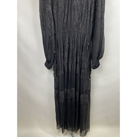 We Are HAH Royal HAHness Lace Maxi Dress Black Women's XS/S - Picture 4 of 16